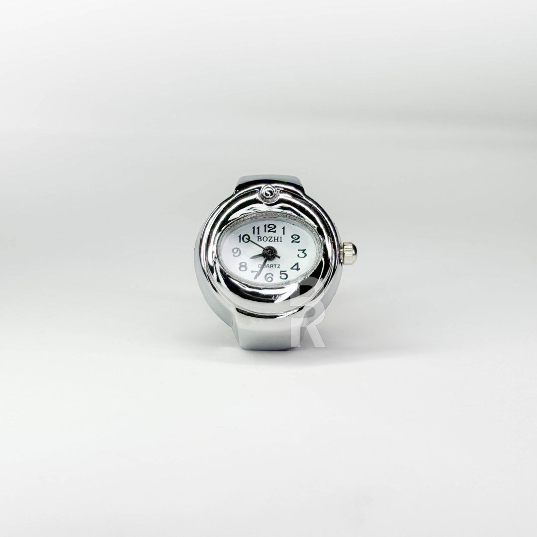 BARI RING | SILVER WHITE
