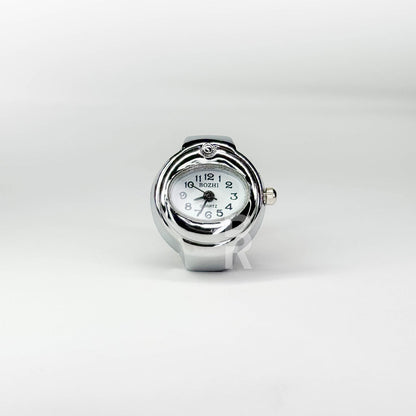 BARI RING | SILVER WHITE