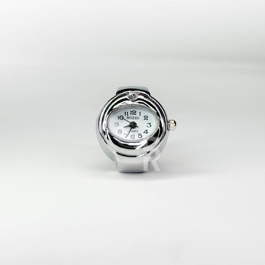 BARI RING | SILVER WHITE