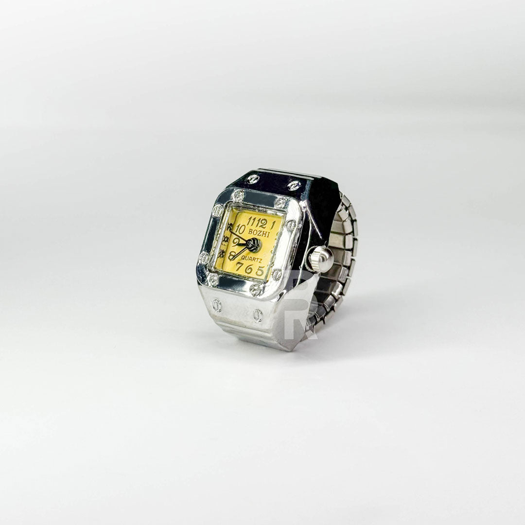 SANTOS RING | SILVER YELLOW - Bozhirings