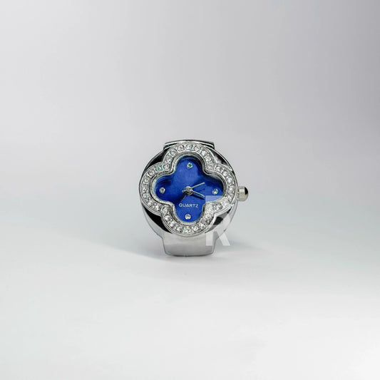 CLEEF RING | SILVER BLUE - Bozhirings