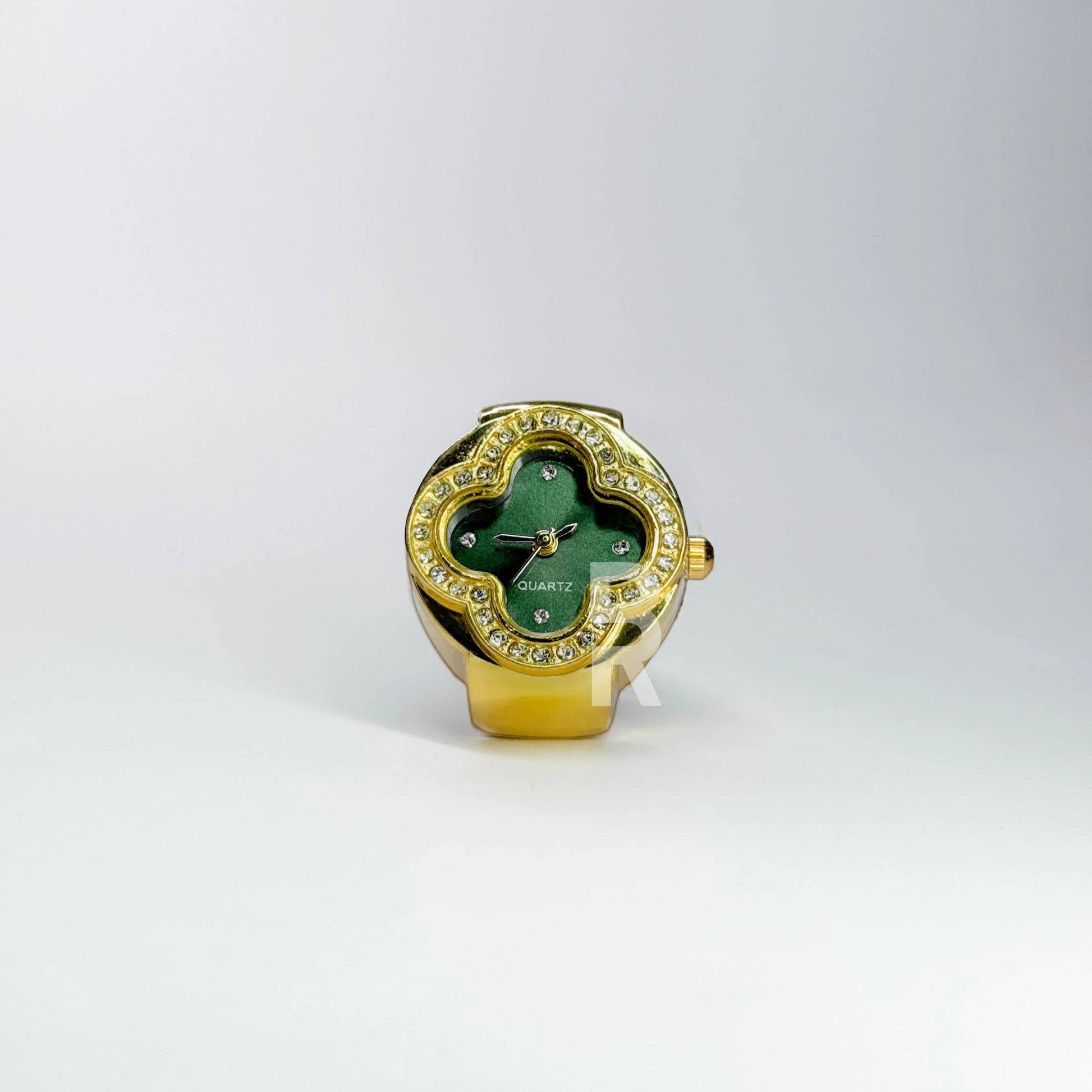CLEEF RING | GOLD GREEN - Bozhirings