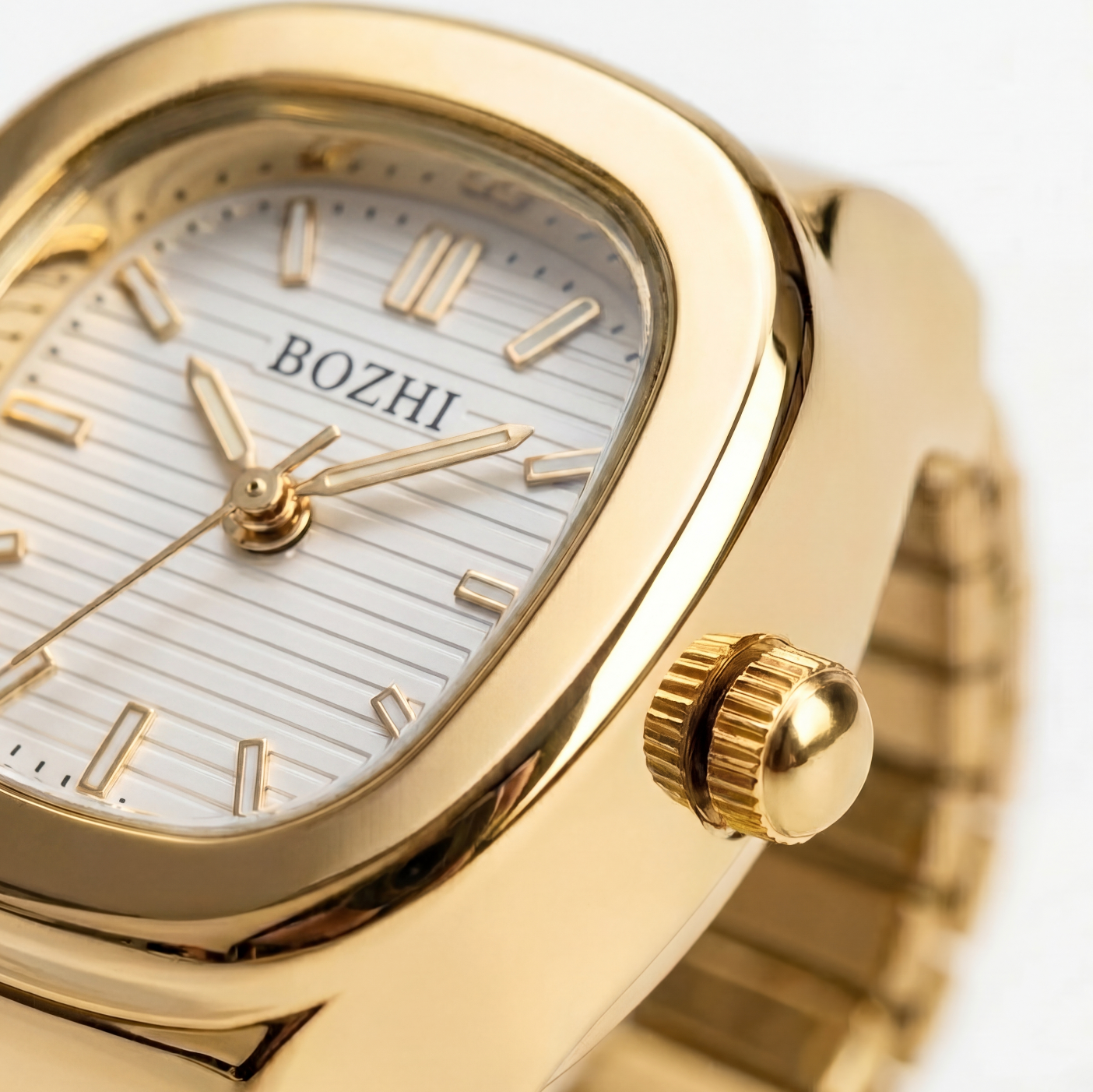 NAUTILUS RING | GOLD WHITE