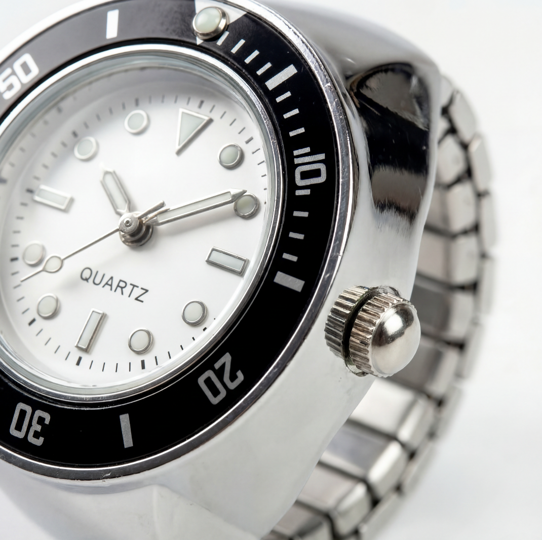 GMT RING | SILVER BLACK