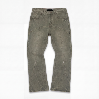 Bozhi Jeans Button Straight