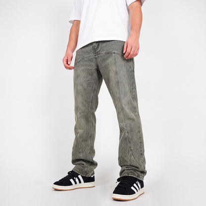 Bozhi Jeans Button Straight