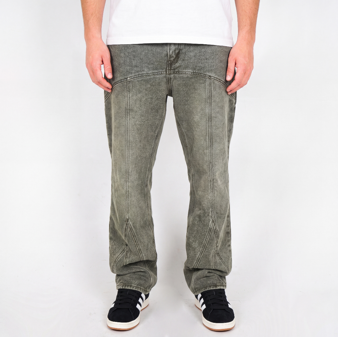 Bozhi Jeans Button Straight