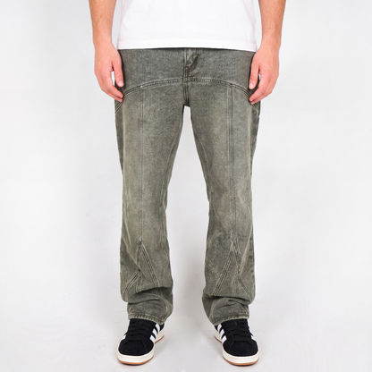 Bozhi Jeans Button Straight