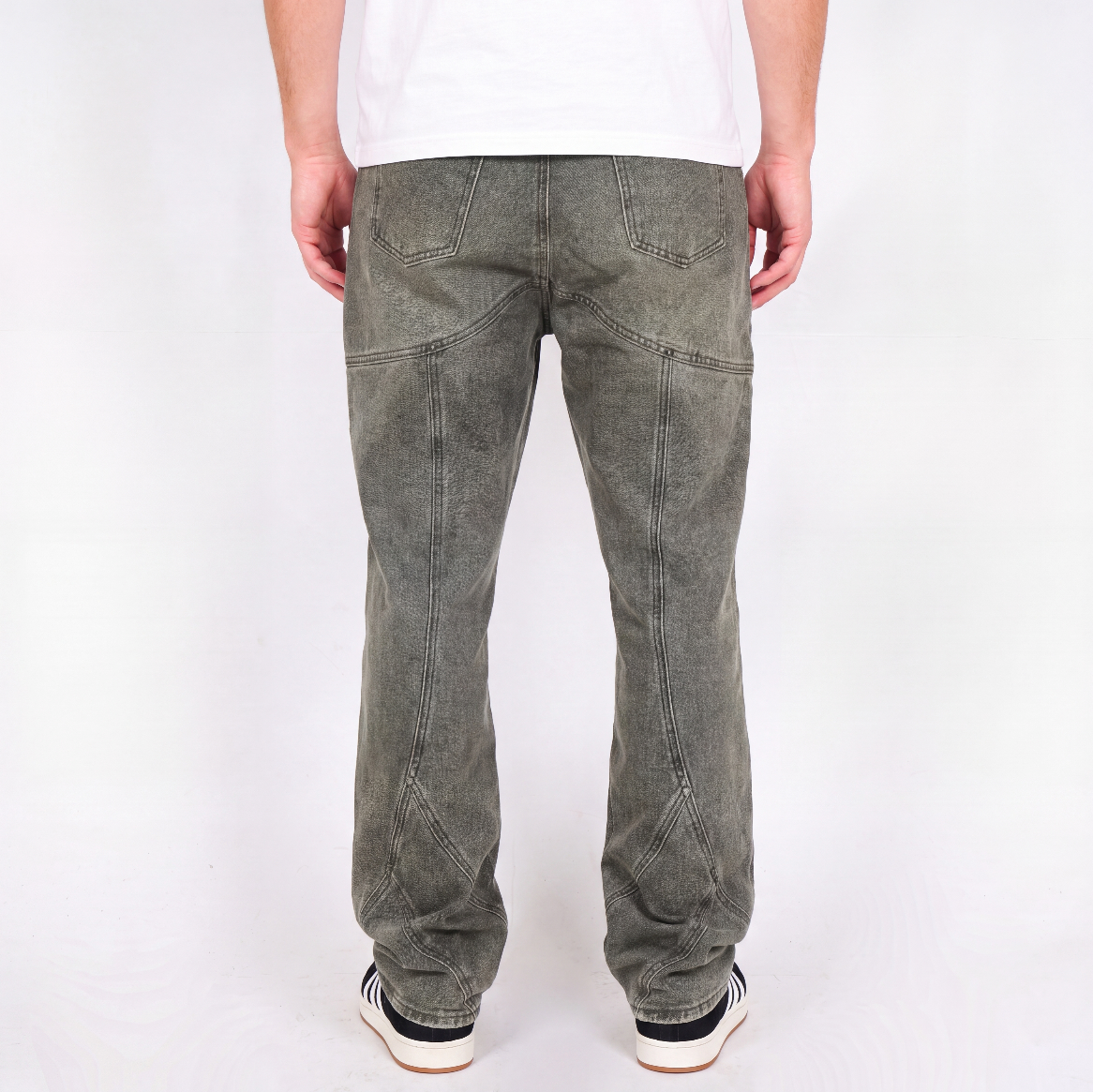 Bozhi Jeans Button Straight