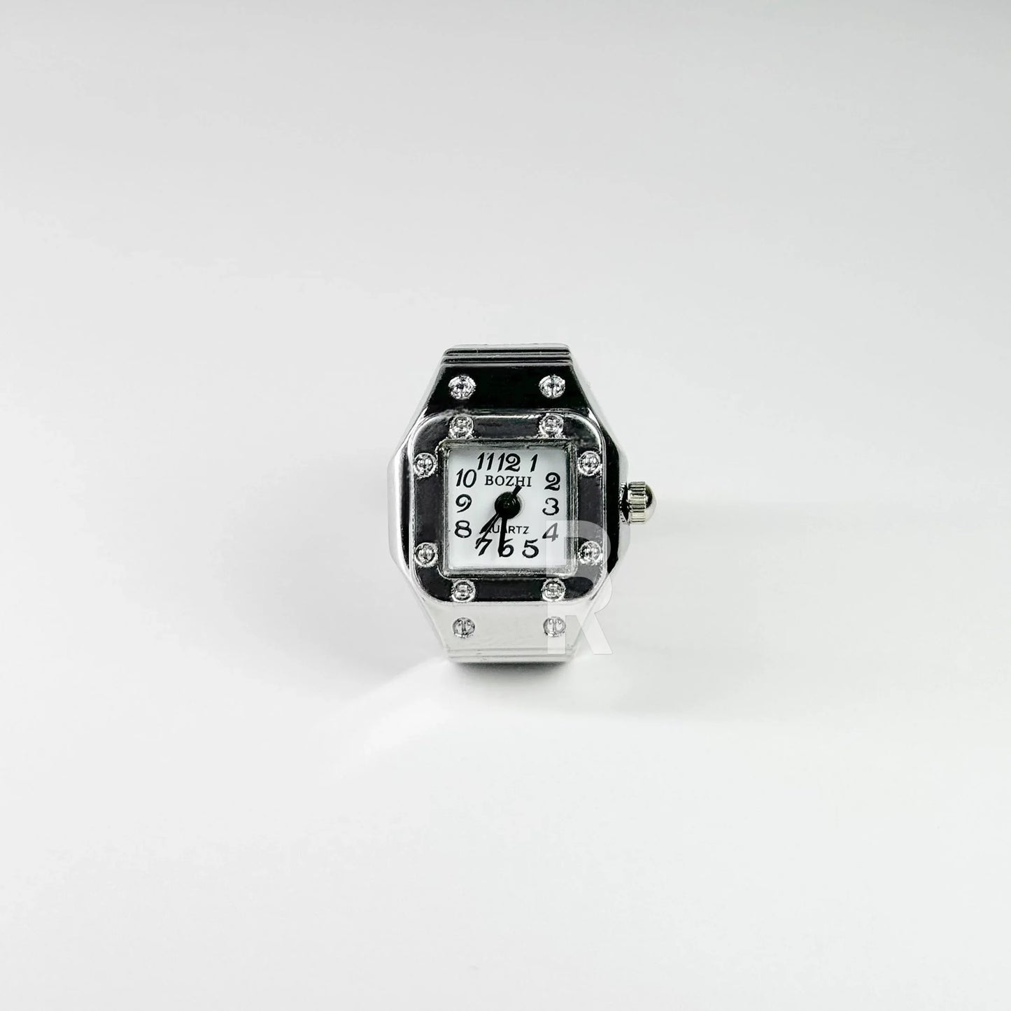 SANTOS RING | SILVER WHITE - Bozhirings