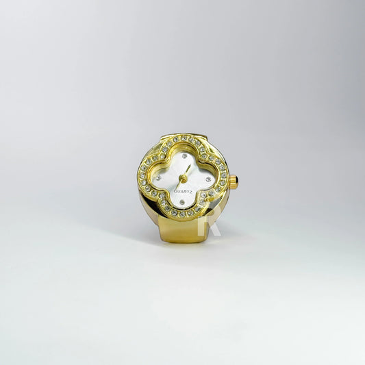 CLEEF RING | GOLD WHITE - Bozhirings
