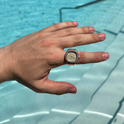 NAUTILUS RING | ROSE GREEN - Bozhirings