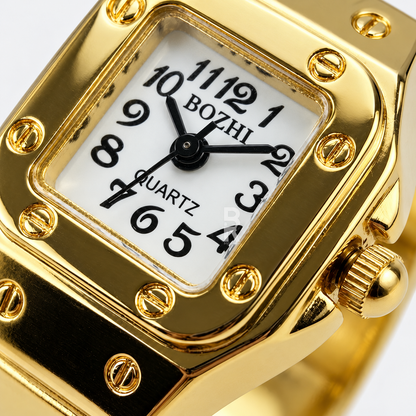SANTOS RING | GOLD WHITE
