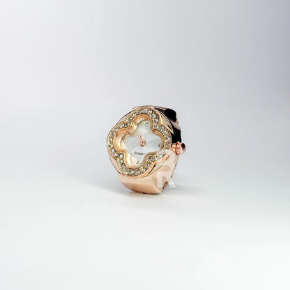 CLEEF RING | ROSE WHITE - Bozhirings