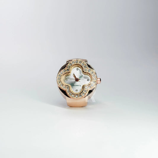 CLEEF RING | ROSE WHITE - Bozhirings