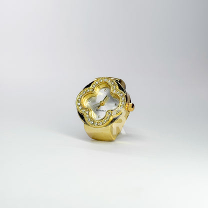 CLEEF RING | GOLD WHITE