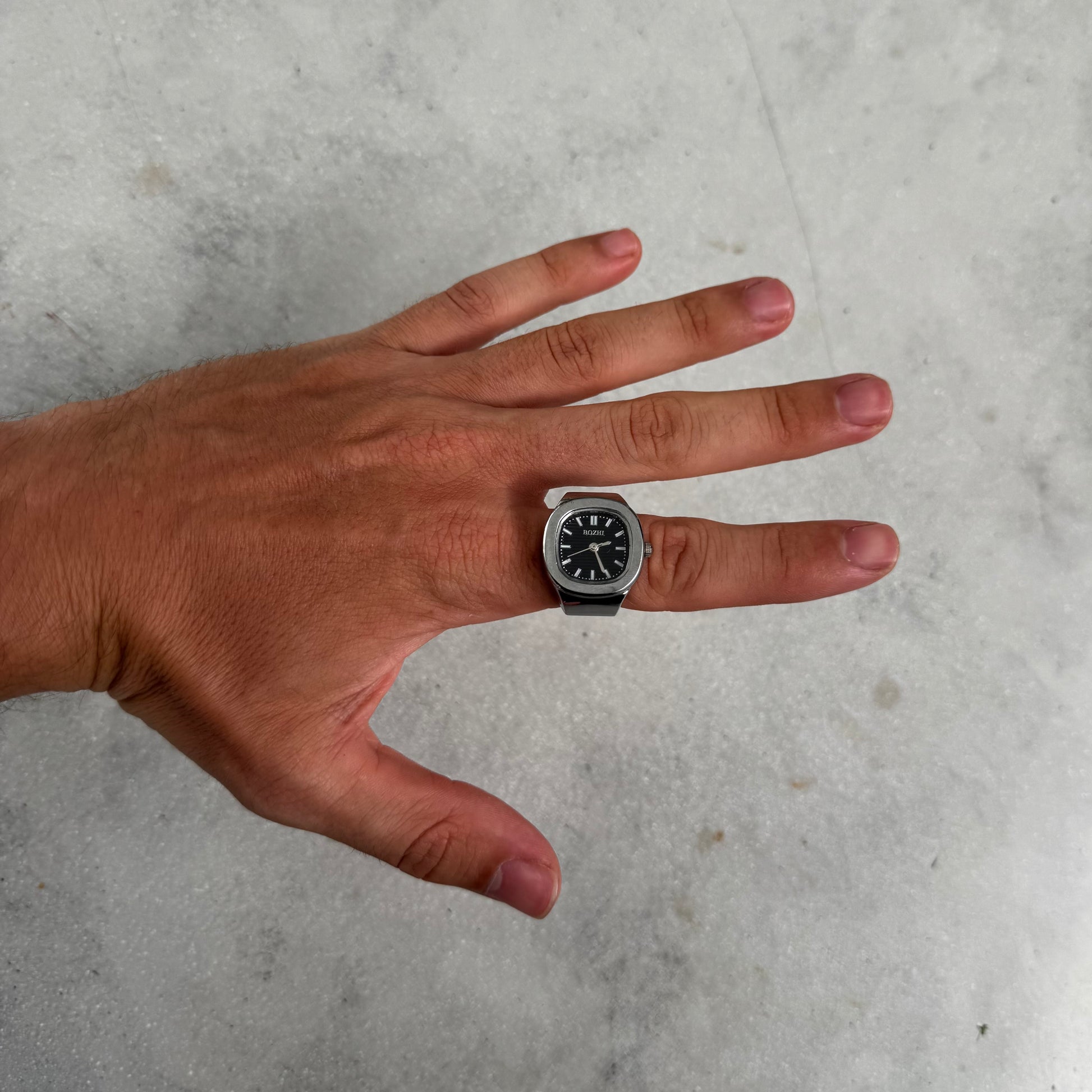 NAUTILUS RING | SILVER BLACK – Bozhirings NAUTILUS RING | SILVER BLACK – Bozhirings