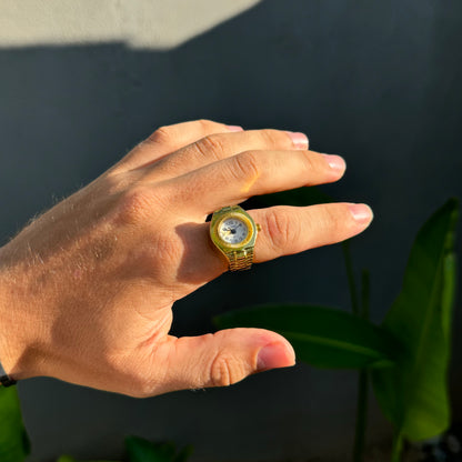 MILANO RING | GOLD WHITE - Bozhirings