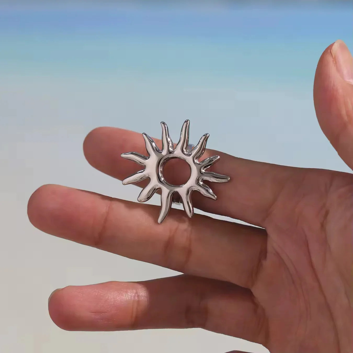 SUN RING |SILVER - Bozhirings