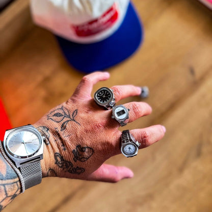 DIGITALE RING | SILVER WHITE