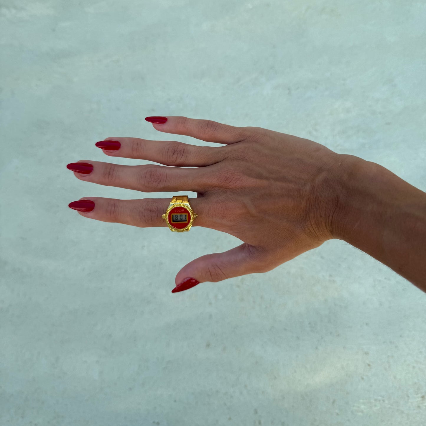 DIGITALE RING | GOLD RED