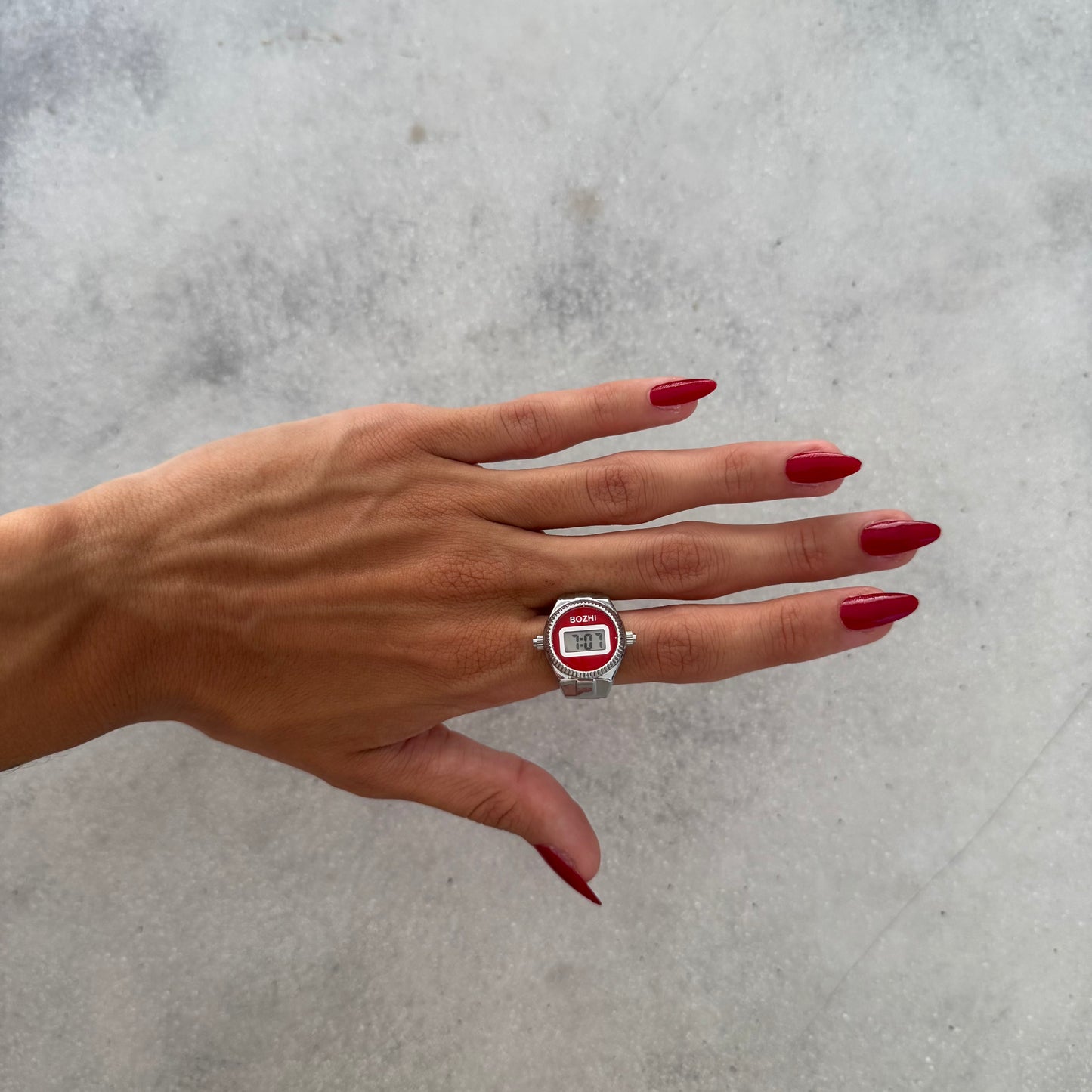 DIGITALE RING | SILVER RED