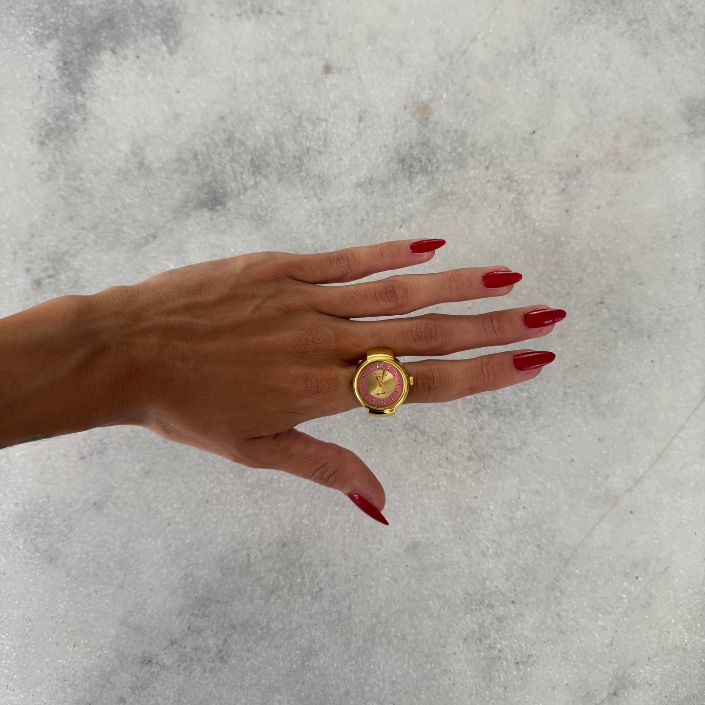 MIDNIGHT RING | GOLD PINK