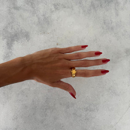 STAR RING | GOLD