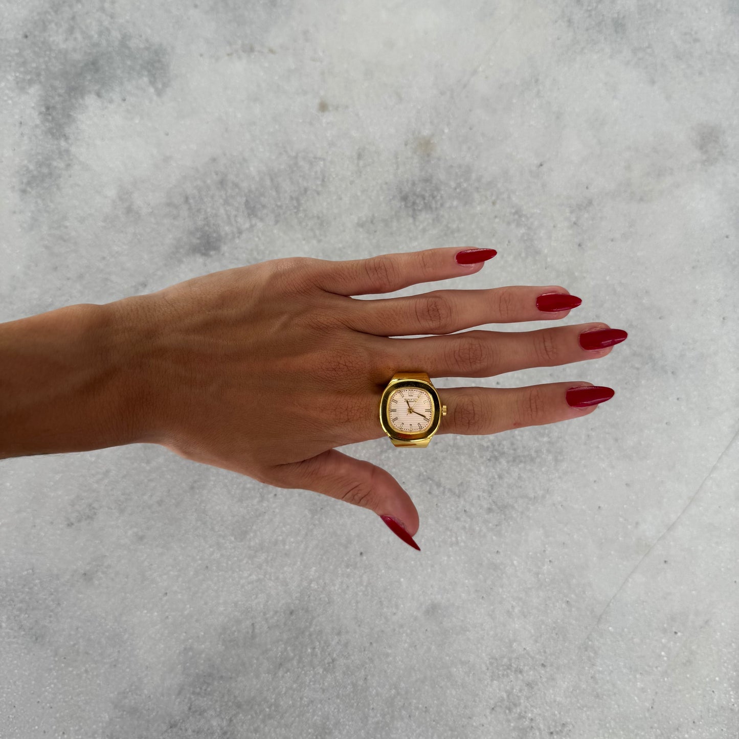 NAUTILUS RING | GOLD PINK