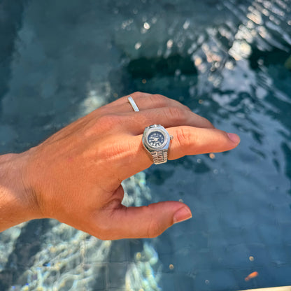 MILANO RING | SILVER BLACK - Bozhirings