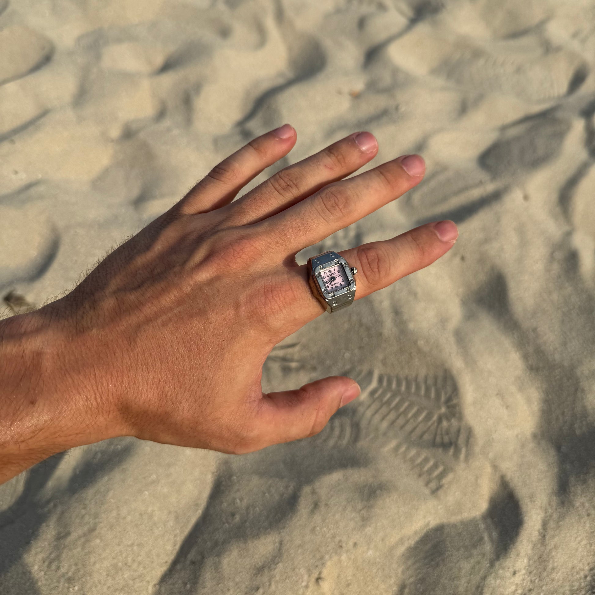 SANTOS RING | SILVER PINK - Bozhirings