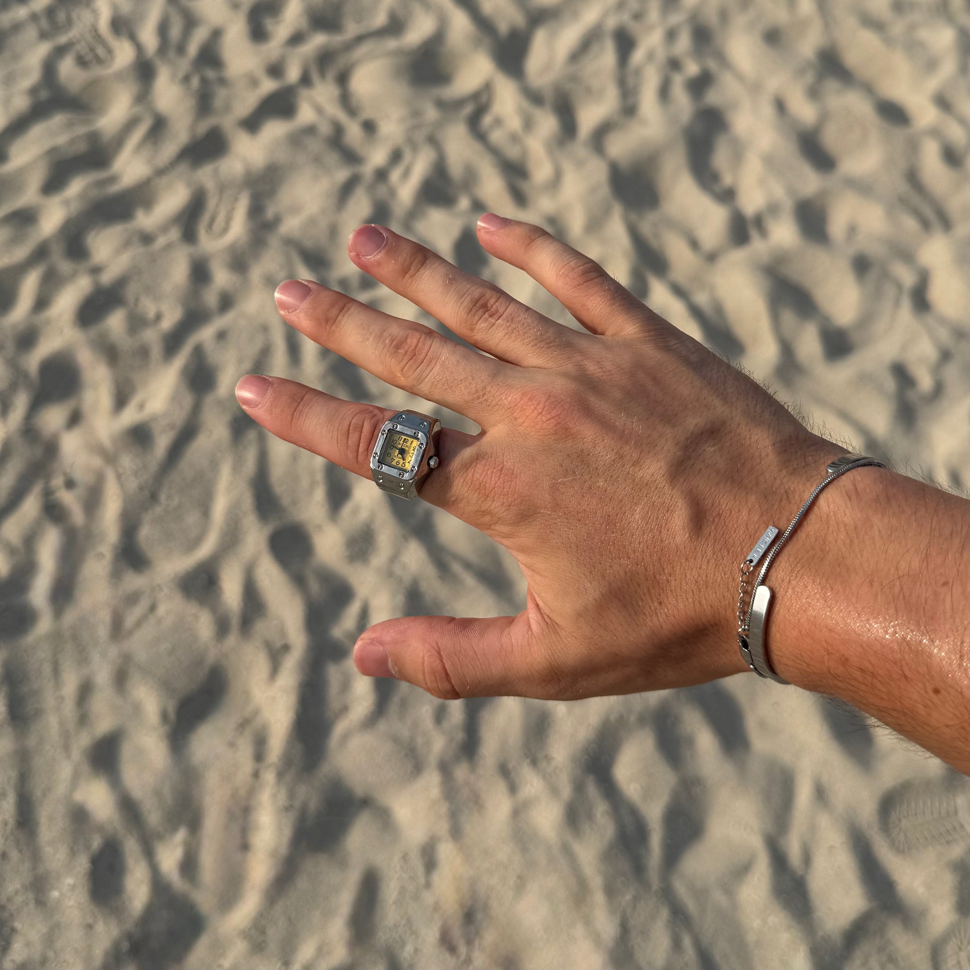 SANTOS RING | SILVER YELLOW - Bozhirings