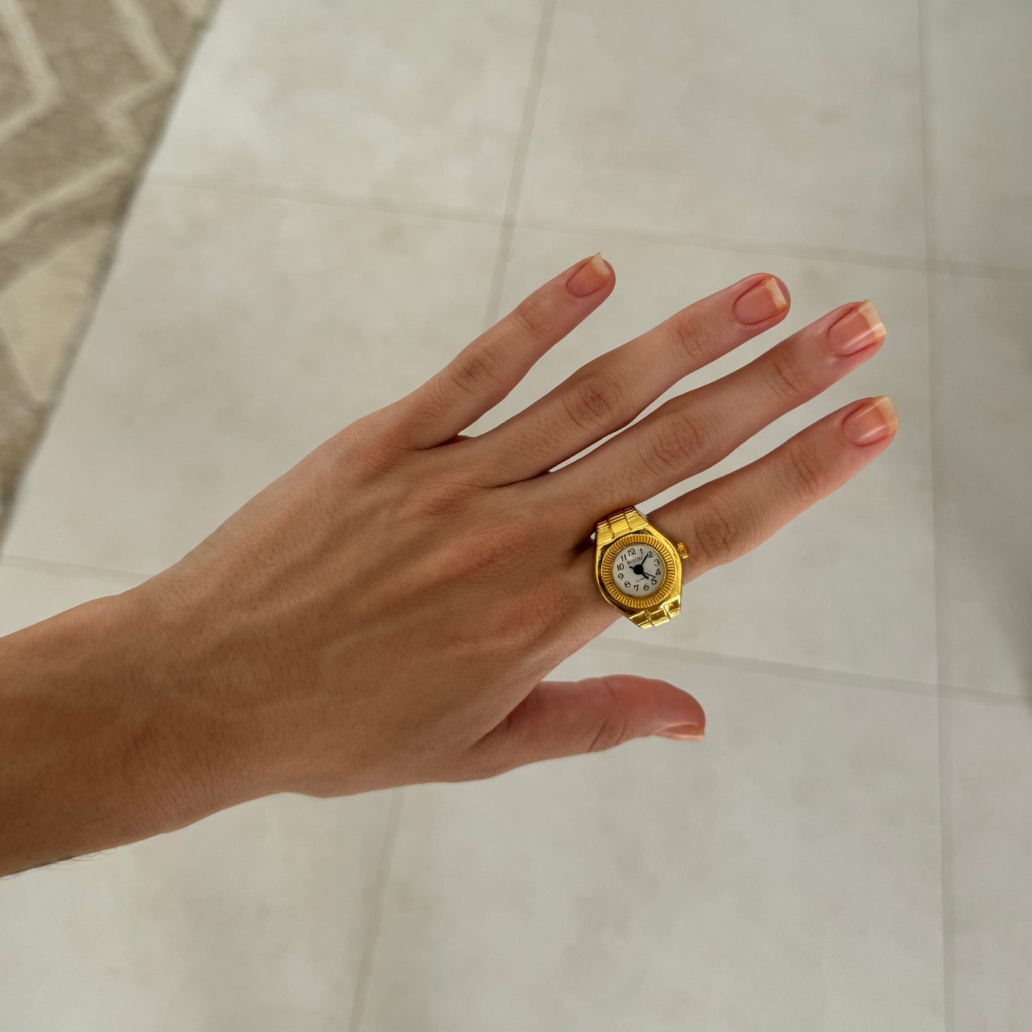 MILANO RING | GOLD WHITE - Bozhirings