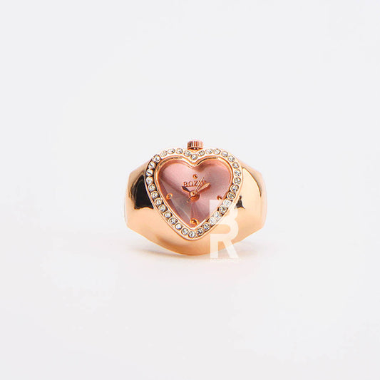 HEART RING | ROSE PINK