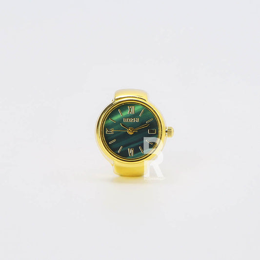 NOVARA RING | GOLD GREEN