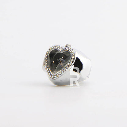 HEART RING | SILVER GRAY