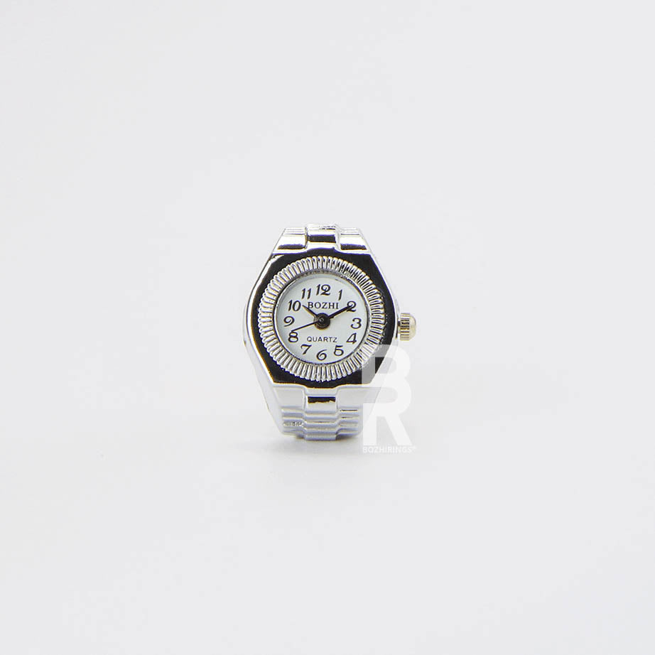 MILANO RING | SILVER WHITE