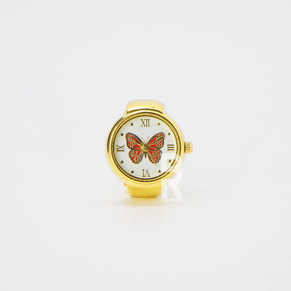 BUTTERFLY RING | GOLD RED