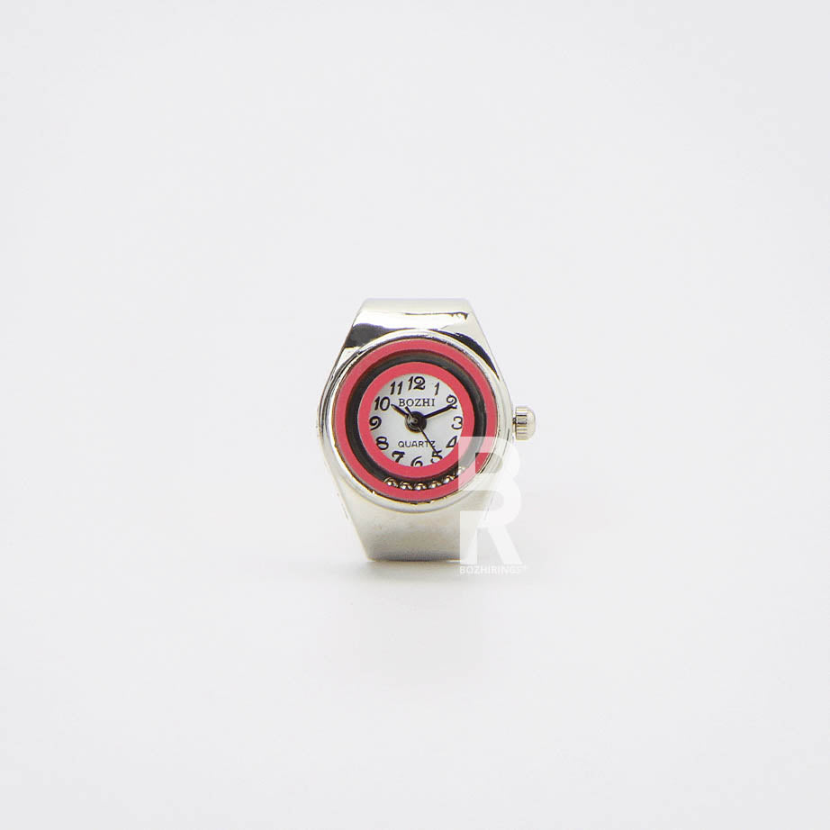 MOVEMENT RING | SILVER PINK