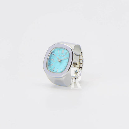 NAUTILUS RING | SILVER TIFFANY BLUE
