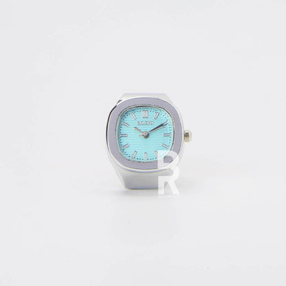 NAUTILUS RING | SILVER TIFFANY BLUE