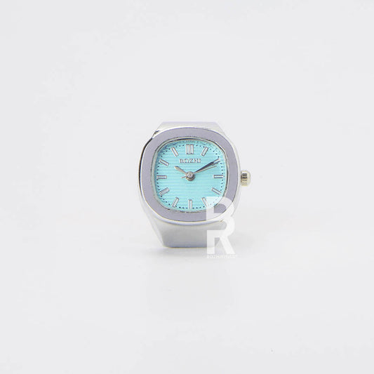 NAUTILUS RING | SILVER TIFFANY BLUE