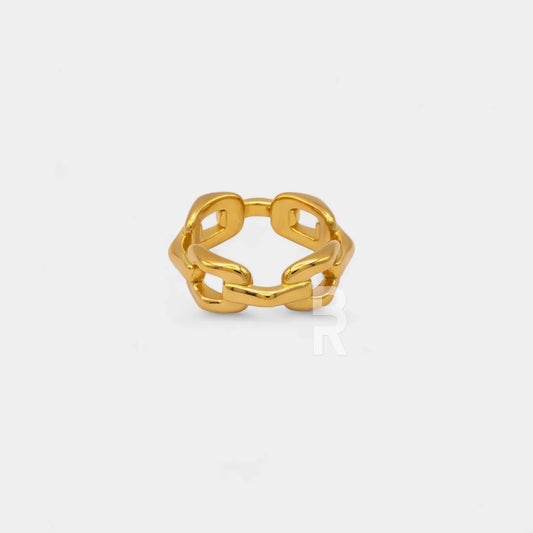 LINKED RING | GOLD - Bozhirings