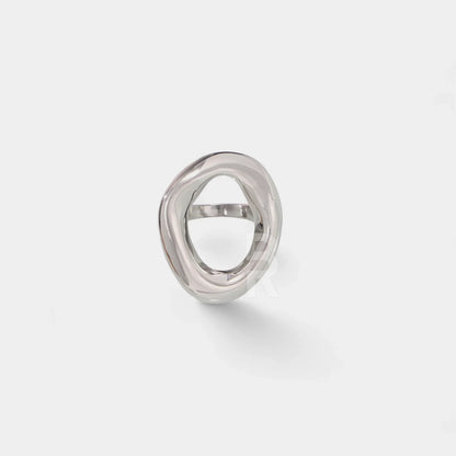 ROUND RING | SILVER - Bozhirings