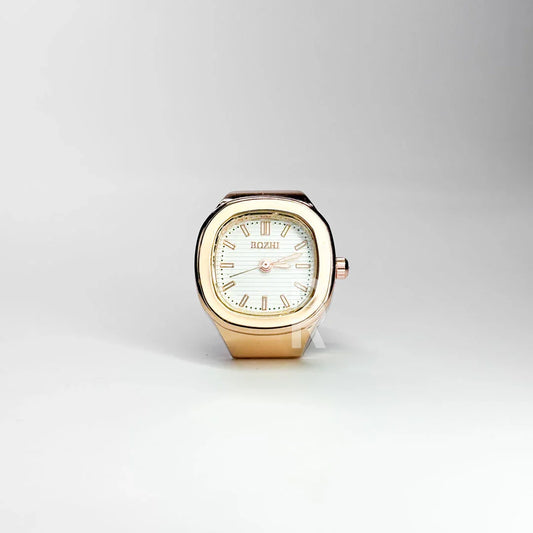 NAUTILUS RING | ROSE WHITE - Bozhirings