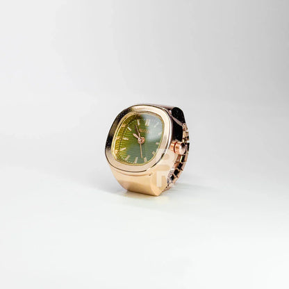 NAUTILUS RING | ROSE GREEN - Bozhirings