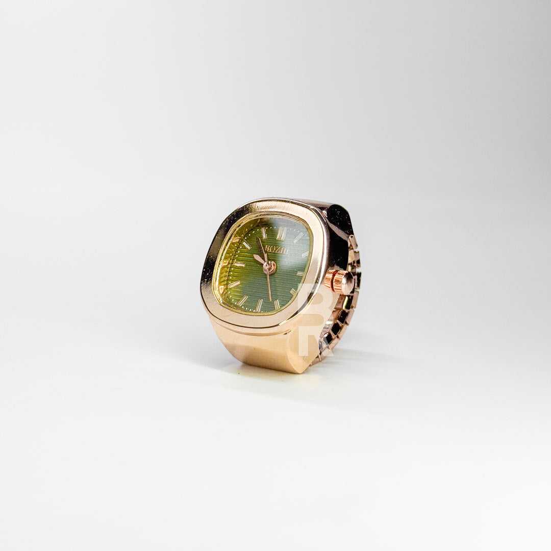 NAUTILUS RING | ROSE GREEN – Bozhirings