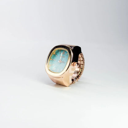 NAUTILUS RING | ROSE BLUE - Bozhirings