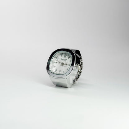 NAUTILUS RING | SILVER WHITE