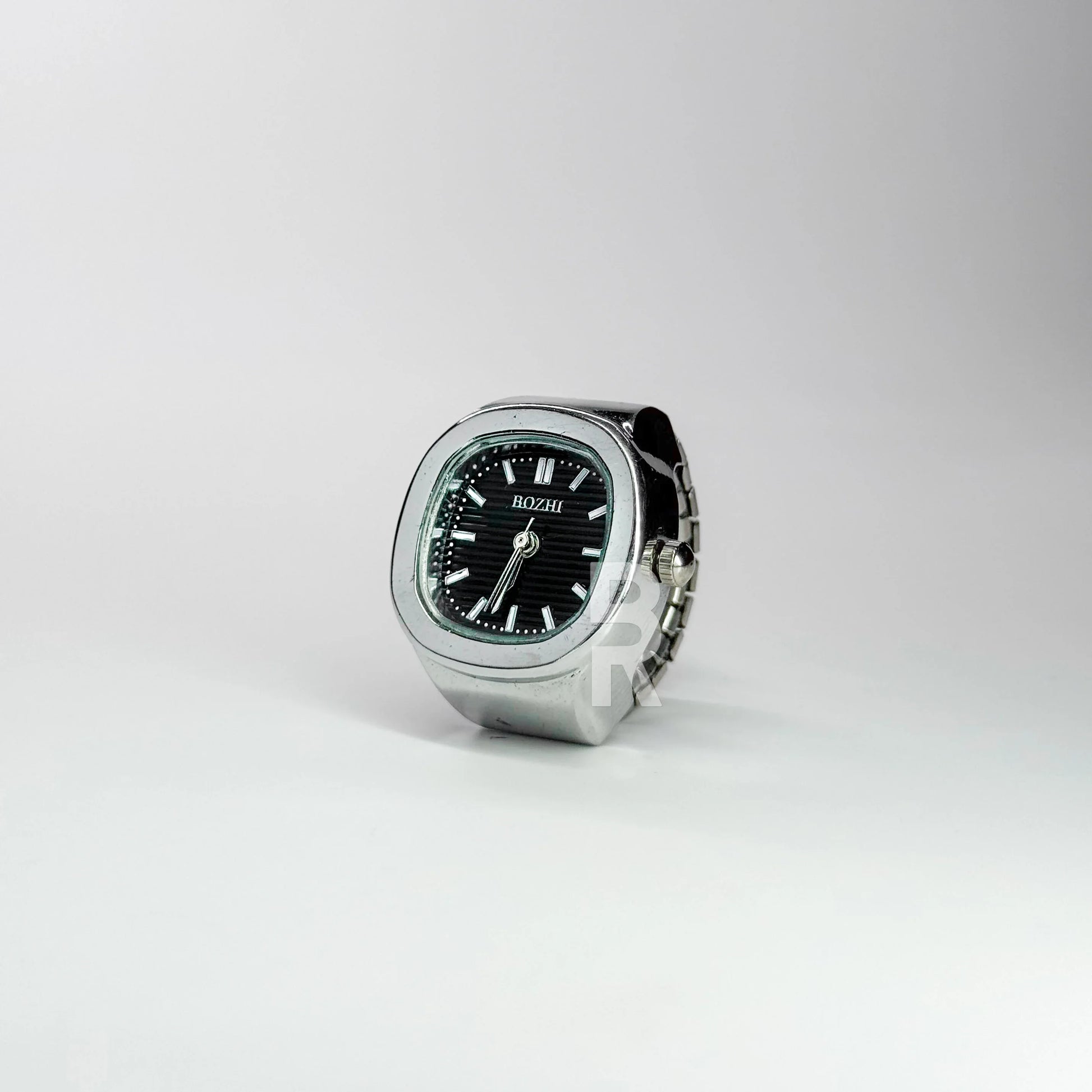 NAUTILUS RING | SILVER BLACK - Bozhirings